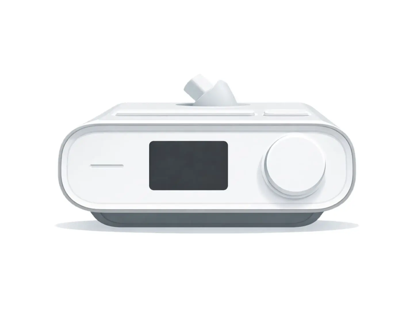 Philips DreamStation mit Display und Drehregler Philips DreamStation in Frontansicht